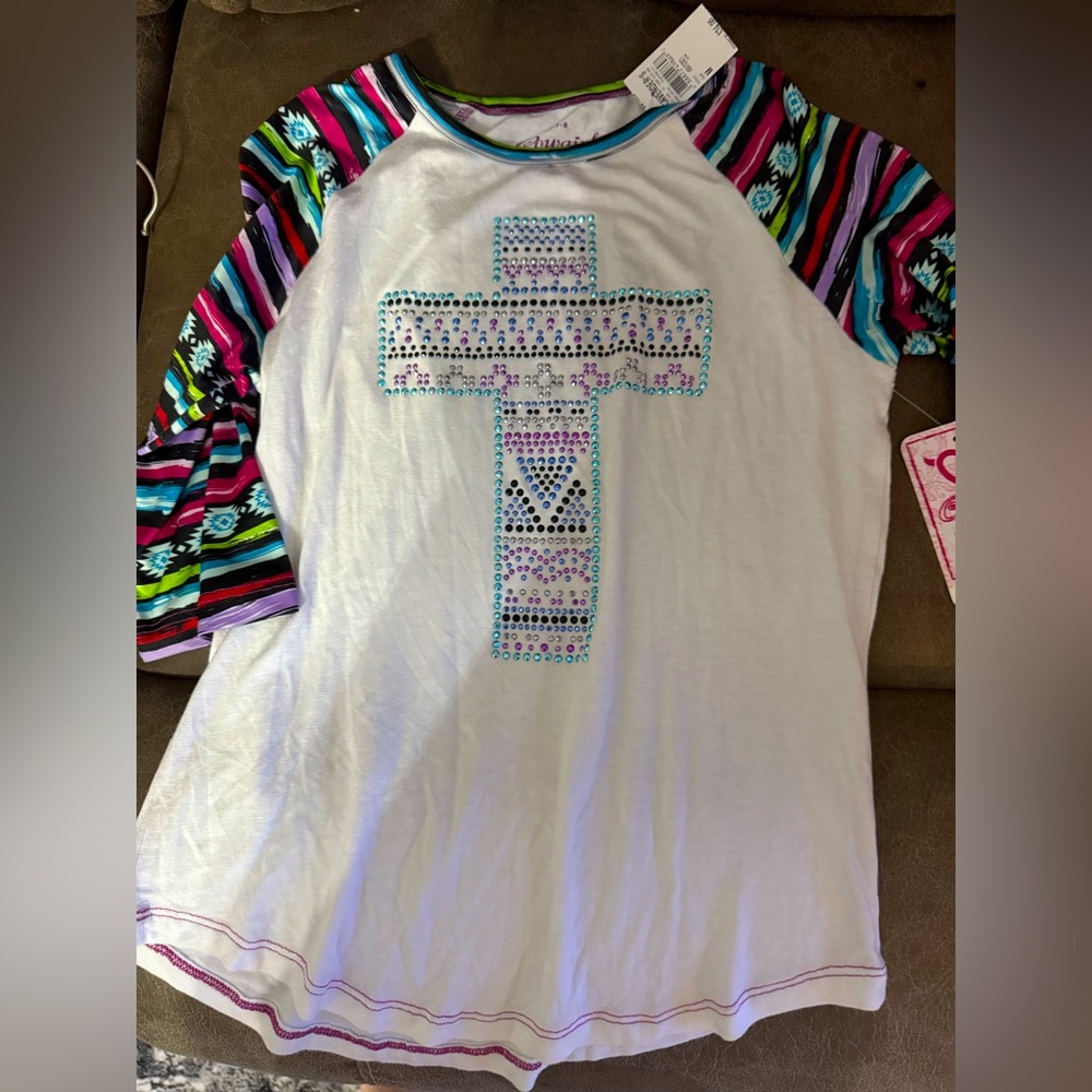 NWT Cowgirl Hardware Girls Shirt